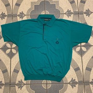 Vintage Members Only Waistband Logo Polo Shirt XXL
